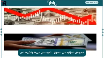 العوامل المؤثرة على السوق.. تعرف على أبرزها وتأثيرها الآن